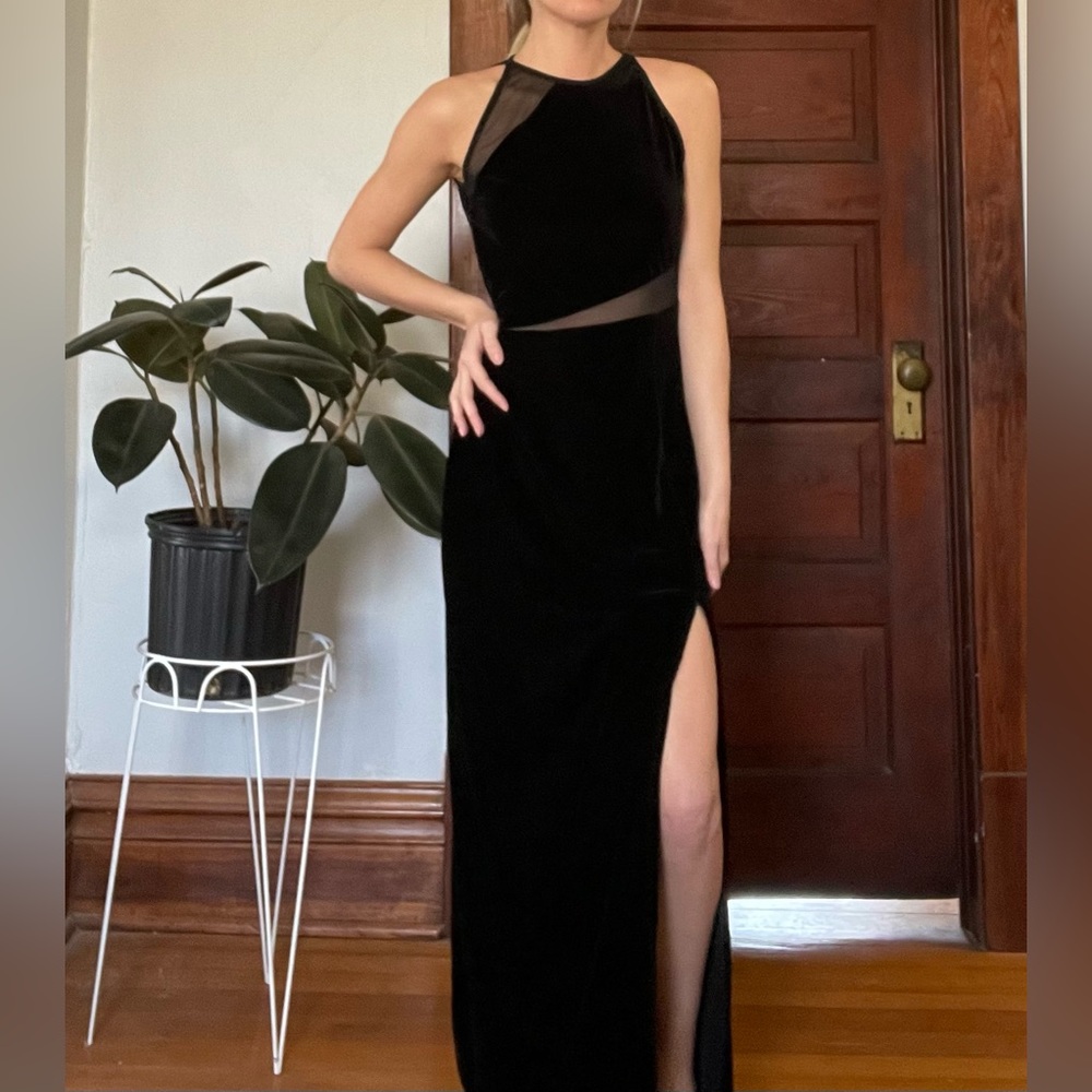 TADASHI Black Gown